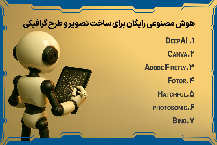 هوش مصنوعی رایگان برای ساخت تصویر و طرح گرافیکی